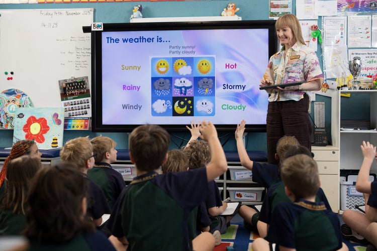 teacher-in-front-of-classon-mat